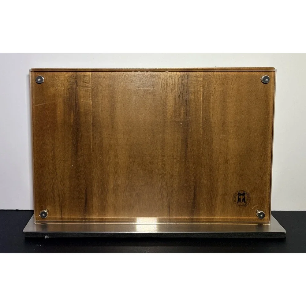Schmidt Brothers Cutlery Acacia Midtown Magnetic Knife Block